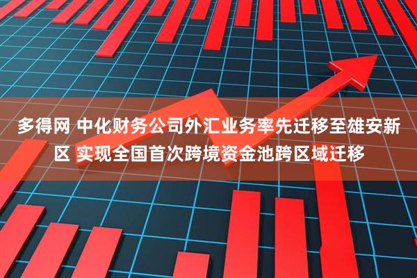 多得网 中化财务公司外汇业务率先迁移至雄安新区 实现全国首次跨境资金池跨区域迁移
