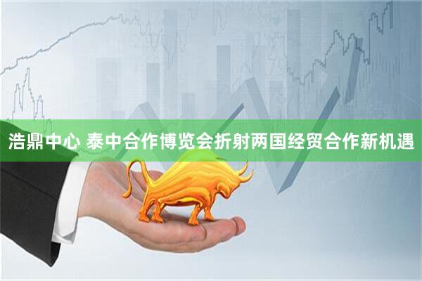 浩鼎中心 泰中合作博览会折射两国经贸合作新机遇